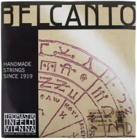THOMASTIK Belcanto BC65 струна H для контрабаса, натяжение среднее, плетеный сердечник, хромированна