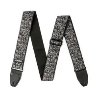 Dunlop d6720 jacquard catacomb  дизайнерский ремень для гитары, жаккардовая ткань c кожей