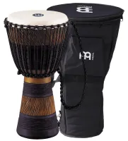 MEINL ADJ3-XL+BAG ORIGINAL AFRICAN STYLE ROPE TUNED WOOD DJEMBE 13' барабан джембе, цвет Earth Rhythm Series, в комплекте чехол.