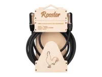 RUS0703 Кабель инструментальный, 3м, угловые коннекторы, Rooster.