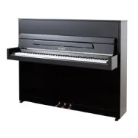 Петроф|Petrof p 118s1-silver(0801)  пианино, высота 118, цвет черный, полированное, серебрянная фурнитура