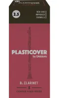 Clarinet reeds Rico Plasticover RRP05BCL250 - Standard filed plastic-coated reed for clarinet. Strength 2.5. Price per pack of 5 pieces