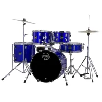 Mapex CM5844FTCIB Ударная установка из 5-ти барабанов, COMET series: BD1816, TT1007, TT1208, FT1412, SD1450, педаль P250, стойки: H250, C250, S250, стул T400, тарелки 14" HIHAT + 16"CRASH, цвет INDIGO BLUE