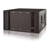 DAS AUDIO UX-218 Пассивный субвуфер, 2 х 18" динамика (18UXN), мощность: 2200 Вт RMS/ 8800 Вт Peak