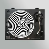 Stereo Slipmats Hypnosis BandW 2мм - Слипматы