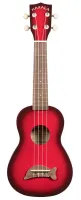 KALA MK-SD/RDBURST MAKALA RED BURST DOLPHIN UKULELE укулеле сопрано, цвет Red Burst