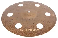 KINGDO 16" COLLECTION DRY O-ZONE CRASH Тарелка крэш 16" , сплав B20, Thin , без покрытия, глубокий, низкий, темный тембр с быстрым затуханием