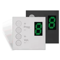 AUDAC DW4018/W Настенная панель управления матрицей M2 типа bticino. RJ45. Цвет: Белый