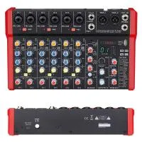 BG A68DSP Пульт микшерный, 6 моно, 1 стерео, DSP процессор 24bit/48KHz, USB MP3 плеер, BT, 2 полосный эквалайзер, фантомное питание