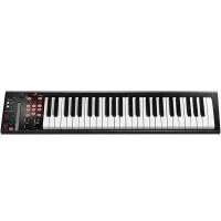 MIDI клавиатура [110105A2025] Icon [iKeyboard 5S] встроенный аудиоинтерфейс 24 бит/192 кГц, 49 полувзвешенных клавиш фортепианного типа, XLR микр. вход, 2x1/4" TRS лин. вход, 2х1/4" TS вход для педалей Expression и Sustain, USB-B