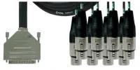 Cordial CFD 5 DFT цифровой кабель D-Sub/8xXLR female, 5,0 м, черный