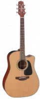 TAKAMINE PRO SERIES 1 P1DC электроакустическая гитара типа DREADNOGHT CUTAWAY с кейсом, цвет натуральный