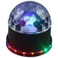 Led Star Starball Эффект светодиодный "кристальный магический шар" и "радуга", 6х1Вт RGBAWP и 48 светодиодов 5мм RGB расположенных по кругу
