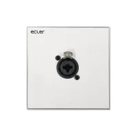 Ecler WPaCNX-CBO2- Настенная панель с комбинированным разъемом XLR 3-pin + Jack 6,3 мм (розетка)