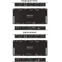 Crestron HD-EXT-USB-2000-C, удлинитель сигнала AVoIP 4K HDMI® и USB по HDBaseT, USB 2.0, RS-232, ИК и Ethernet.