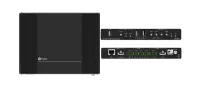 Kramer KIT-500- Комплект из передатчика по витой паре HDBaseT с автокоммутатором и приемника сигнала USB-C, HDMI, USB 2.0 и RS-232 со встроенным масштабатором