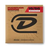 Dunlop dop1656 phosphor bronze  струны для резонаторной гитары, фосф. бронза, 16-56