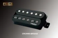 Tesla CROW90/BK/BR  - звукосниматель для электрогитары, хамбакер, Керамика, 17 кОм, Чёрный