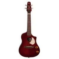 Seagull uke nylon sg burst eq  электроакустическая укулеле сопрано с чехлом, массив ели/ клён
