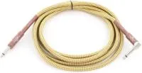 FENDER CUSTOM SHOP 10' ANGLE INSTRUMENT CABLE TWEED инструментальный кабель, 3 м, твидовая оболочка