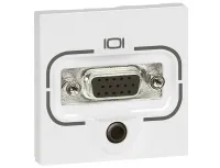Розетка HD15 + разъём jack 3,5 мм [078774] Legrand [Mosaic] - 2 модуля - белый