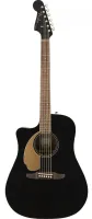 Fender Redondo Plyr LH Jetty Blk WN левосторонняя электроакустическая гитара