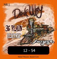 NR-J Drive Way Комплект струн для электрогитары, Jazz, 12-54, никель, Мозеръ