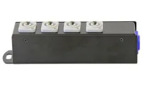 ИМЛАЙТ BR-3 REAR блок , 3 розетки SCHUKO, соединенных параллельно, розетки с тыльной стороны, кабель H07RN-F-3G1,5, с вилкой, высота 2U, монтаж на боковую стену река P-RK-37U