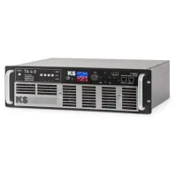 KS-AUDIO TA 4D 4-канальный  усилитель мощности 4х1000 Вт\4 Ом для использования со встраиваемым AMOD или FIRMOD, класс Н, 4х1000 Вт\4 Ом. Габариты 482х132х350 мм, вес 14 кг