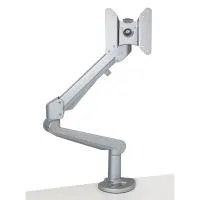 FORMING FUNCTION 4385505002- Настольный шарнирный кронштейн серии STOCKHOLM для 1 монитора, с газопружинным амортизатором, макс. нагрузка 8 кг, зажим, серебристый