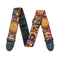 Dunlop jh11 hendrix '69 in mandala  дизайнерский ремень для гитары, ширина 2,5"
