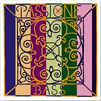 349020 Passione Orchestra Комплект струн для контрабаса размером 3/4, сталь, ср. натяжение, Pirastro