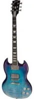 GIBSON SG MODERN BLUEBERRY FADE электрогитара, цвет синий, в комплекте кейс