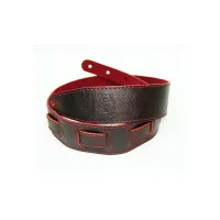 FL60005L21L Leather 21 Ремень для гитары, кожаный, бордо, Fidel