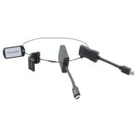 Kramer [ad-ring-4] комплект переходников на общем кольце, включает переходники mini displayport (вилка) на hdmi (розетка); usb тип c (вилка) на hdmi (розетка)