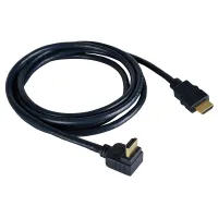 Kramer C-HM/RA-3- Высокоскоростной кабель HDMI 4K/60 (4:4:4) и Ethernet (вилка-вилка), угловой разъем
