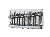 BB160-CR Бридж (струнодержатель) для 6-струнной бас-гитары, хром, Paxphil