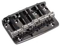 Bass guitar bridge Gotoh Ti203B-4-GG - Brass bridge with titanium saddles for 4 string bass guitar with GG, gilded finish