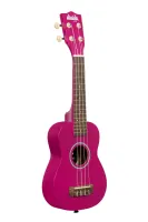 KALA UK-DRAGONFRUIT укулеле, форма корпуса - сопрано, цвет - фуксия, корпус - тополь, гриф - сосна, накладка грифа - орех, 12 ла