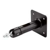 K&M 24185-317-55  настенный/ потолочный держатель на 3/8", угол наклона 0°-90°, поворот 360°, черный