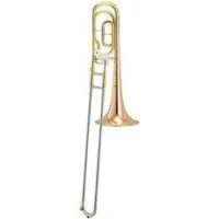 Yamaha YBL-421GS  бас-тромбон Bb/ F, 14.3/241мм, Golg-brass раструб, посеребренный