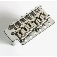 STB004-BK тремоло для электрогитары, 6-опорное, стальные седла, 3 пружины с держателем, рычаг, межструнное расстояние 52,5 мм, цвет хром, Donlis