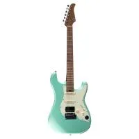 Mooer gtrs s801 green (уценка)  электрогитара со встроенным процессором, hss, клен,