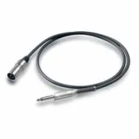 PROEL BULK220LU1  - инструментальный кабель, 6.3 джек моно <-> XLR (папа), длина - 1 м