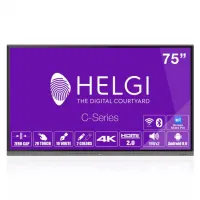 Helgi IFPC86 - Панель интерактивная, 86", 350 кд/м2, 20 касаний, 4K, Android 8.0, 3 Гб/16 Гб, Wi-Fi, акустика 16Wx2, VESA 800*600