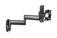 [KWD130B] Крепление настенное Chief KWD130B для монитора 10 - 30" VESA 100x100, расстояние от стены 12-47 см, наклон +/-15°, поворот 180°, регулировка высоты 12 см, черн.