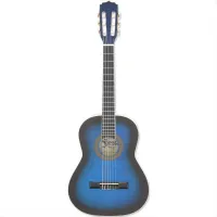 ARIA FIESTA FST-200-58 BLS (3/4) - классическая гитара, 19 ладов, верхняя дека: липа, задняя дека и обечайка: липа, гриф: нато, накладка: техвуд, цвет - синий