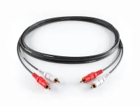 PROCAST cable 2RCA/2RCA.5 - Межблочный звуковой соединительный стерео кабель 2RCA (m) - 2RCA (m), черный, 5m
