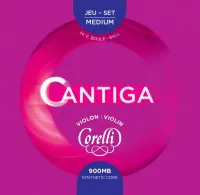 900MB Corelli Cantiga Комплект струн для скрипки, среднее натяжение, шарик, Savarez