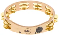 MEINL AE-MTAH2B HEADED ARTISAN EDITION TAMBOURINE, HAMMERED CYMBAL JINGLES 10' тамбурин с мембраной, цвет натуральный